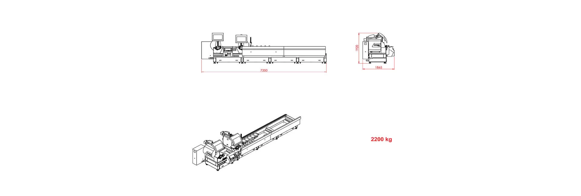 TESLA 16 Inside Tilting Double Mitre Saw 45-90