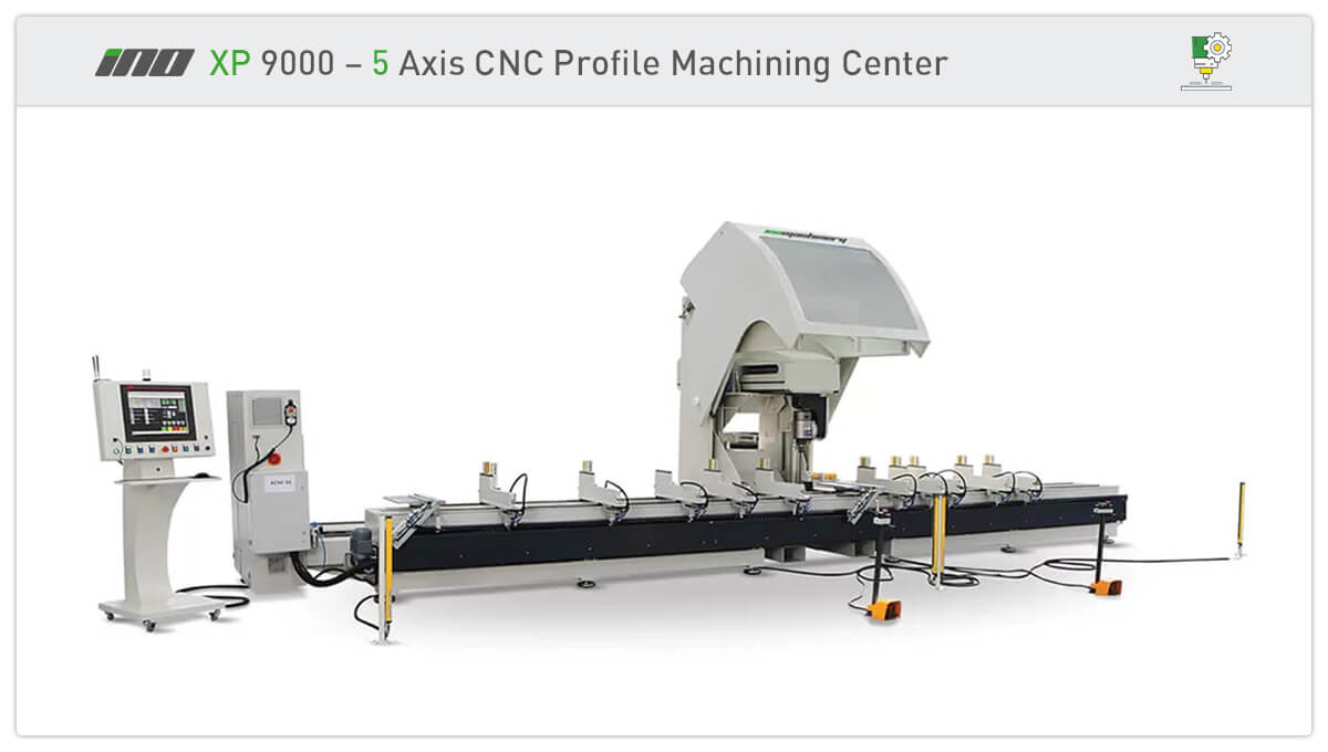 INO XP 9000 5 оси CNC профиль обрабатывающий центр | INO